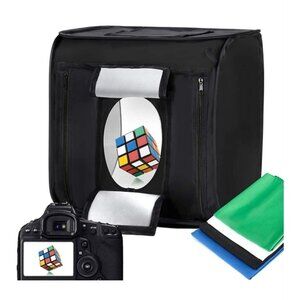 Photo Studio Light Box 24''x24'' with LED Lights Collapsible Photography Photo